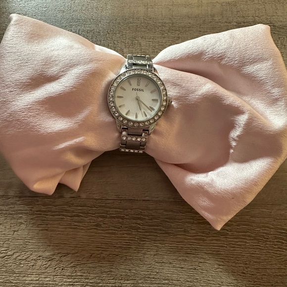 Women’s Jesse Fossil Watch White-Dial Glitz Dress - Picture 8 of 12